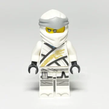LEGO NINJAGO Minifigur Zane NJO0494 gebraucht Vorderansicht