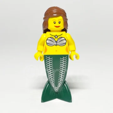 LEGO Pirates Minifigur Mermaid PI113 gebraucht Vorderansicht