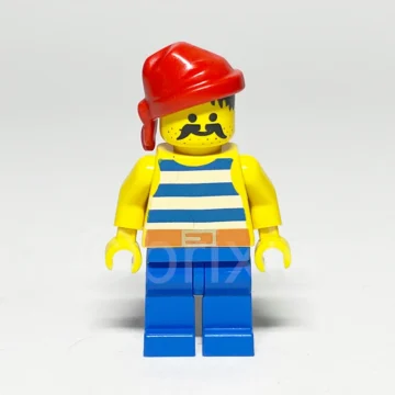 LEGO Pirates Minifigur Pirate PI021 gebraucht Vorderansicht