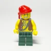 LEGO Pirates Minifigur Pirate Vest and Anchor Tattoo PI130 gebraucht Vorderansicht