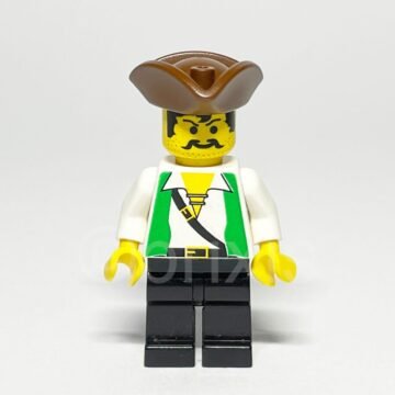 LEGO Pirates Pirate Green Vest Minifigure PI048 Vorderansicht