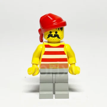 LEGO Pirates Pirate Minifigur PI044 Vorderansicht
