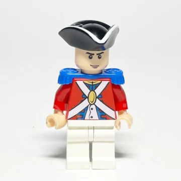 LEGO Pirates of the Caribbean King Georges Soldier Minifigur POC019 Vorderansicht