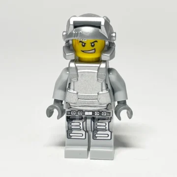 LEGO Power Miners Minifigur Power Miner PM026 gebraucht Vorderansicht