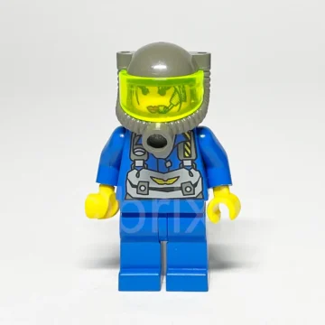 LEGO Rock Raiders Minifigur Jet RCK004 gebraucht Vorderansicht