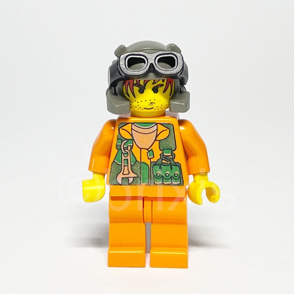 LEGO Rock Raiders: Sparks (RCK005) - LEGO Rock Raiders Sparks Minifigure RCK005 LEGO Rock Raiders Sparks Minifigure RCK005 Vorderansicht