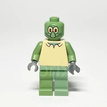 LEGO SpongeBob SquarePants Minifigur Squidward BOB003 gebraucht Vorderansicht