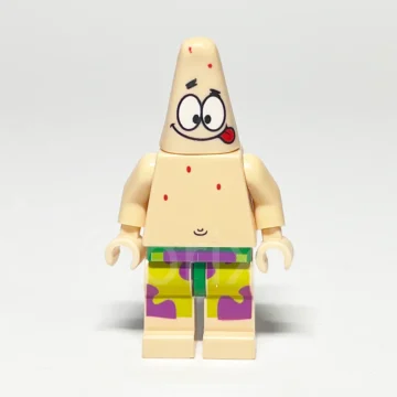 LEGO SpongeBob SquarePants Patrick Minifigur BOB022 Vorderansicht