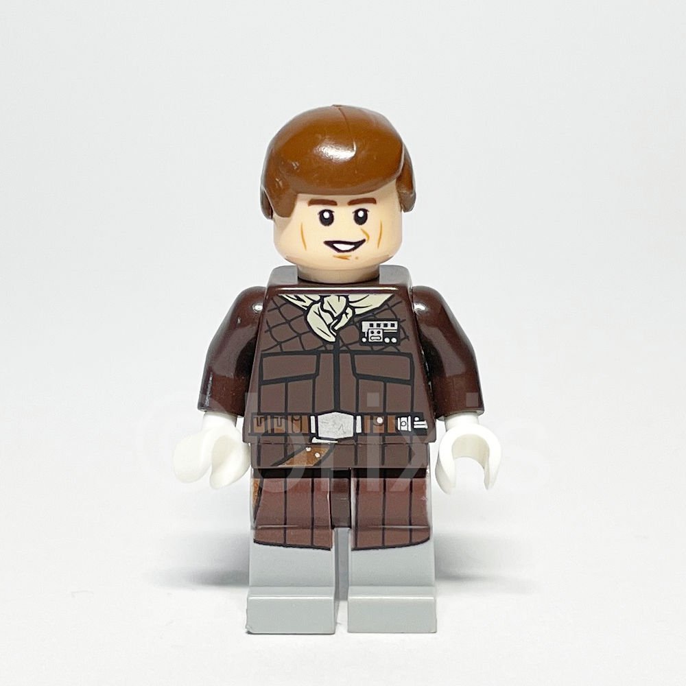LEGO Star Wars: Han Solo (SW0727) - LEGO Star Wars Han Solo Hoth Minifigure SW0727 LEGO Star Wars Han Solo Hoth Minifigure SW0727 Vorderansicht