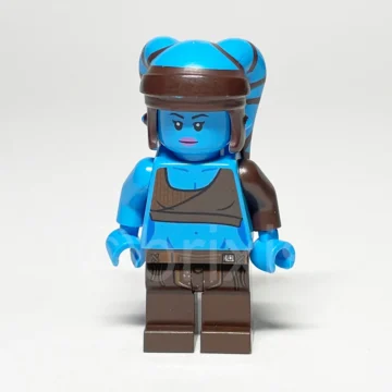 LEGO Star Wars Minifigur Aayla Secura SW0833 gebraucht Vorderansicht