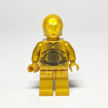 LEGO Star Wars Minifigur C 3PO SW0161A gebraucht Vorderansicht