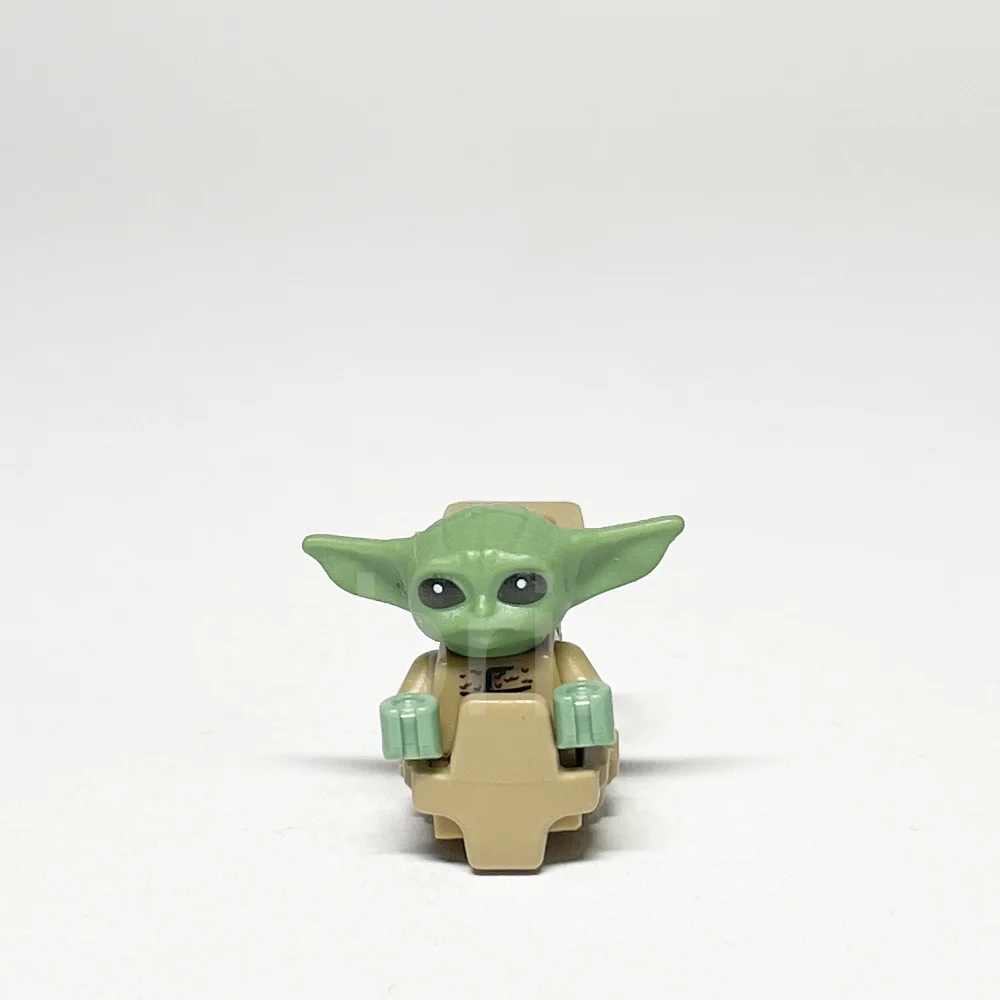 LEGO Star Wars: Din Grogu (SW1113) - LEGO Star Wars Minifigur Din Grogu SW1113 gebraucht LEGO Star Wars Minifigur Din Grogu SW1113 gebraucht Vorderansicht