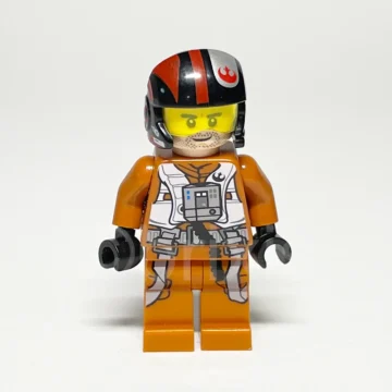 LEGO Star Wars Minifigur Poe Dameron SW0658 gebraucht Vorderansicht