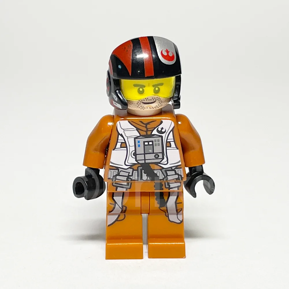 LEGO Star Wars: Poe Dameron (SW0658) - LEGO Star Wars Minifigur Poe Dameron SW0658 gebraucht LEGO Star Wars Minifigur Poe Dameron SW0658 gebraucht Vorderansicht