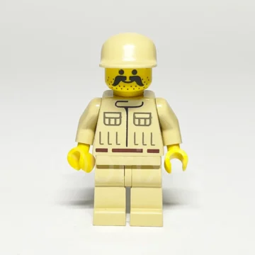 LEGO Star Wars Minifigur Rebel Technician SW0034 gebraucht Vorderansicht