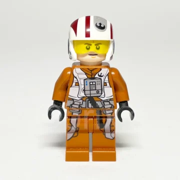 LEGO Star Wars Minifigur Resistance Pilot X wing SW0659 gebraucht Vorderansicht