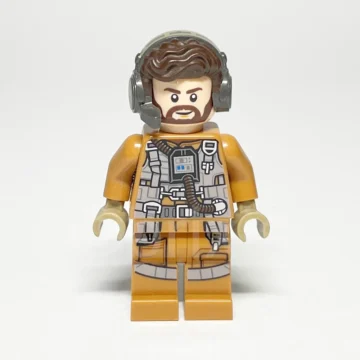 LEGO Star Wars Minifigur Resistance Speeder Pilot SW0883 gebraucht Vorderansicht