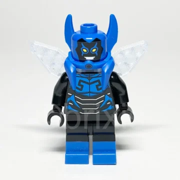 LEGO Super Heroes Minifigur Blue Beetle SH0278 gebraucht Vorderansicht