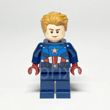 LEGO Super Heroes Minifigur Captain America SH0908 gebraucht Vorderansicht