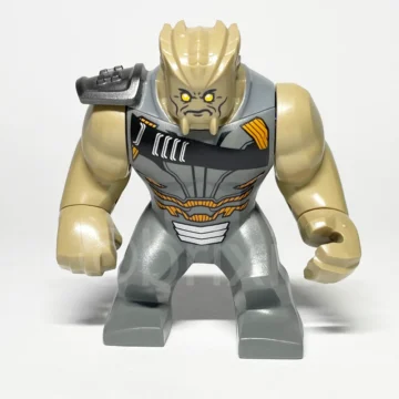 LEGO Super Heroes Minifigur Cull Obsidian SH0507 gebraucht Vorderansicht