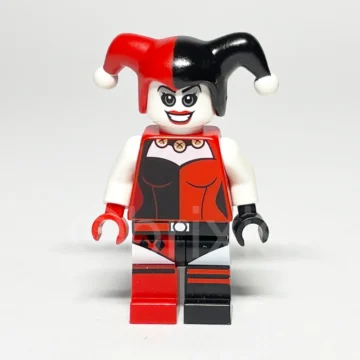 LEGO Super Heroes Minifigur Harley Quinn SH0199 gebraucht Vorderansicht