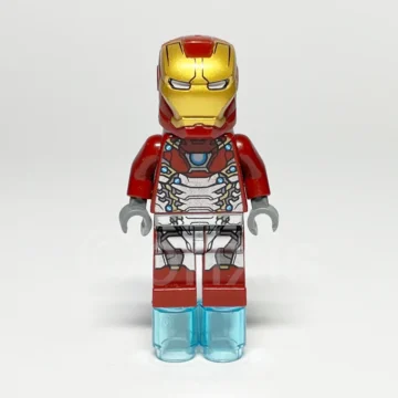 LEGO Super Heroes Minifigur Iron Man SH0405 gebraucht Vorderansicht