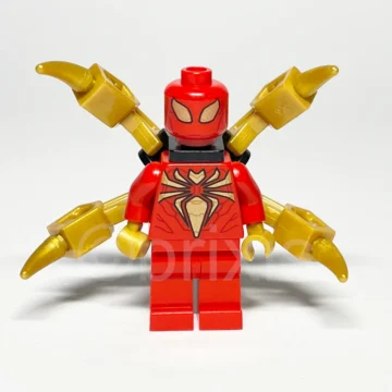 LEGO Super Heroes Minifigur Iron Spider Armor SH0692 gebraucht Vorderansicht