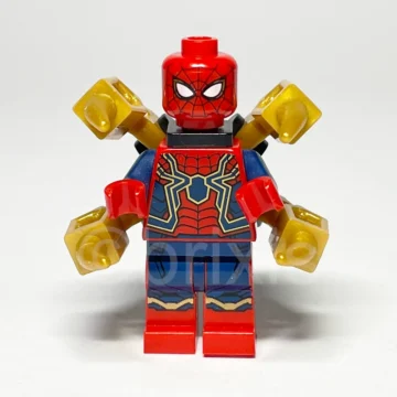 LEGO Super Heroes Minifigur Iron Spider Man SH0510 gebraucht Vorderansicht