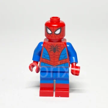 LEGO Super Heroes Minifigur Spider Man SH0536 gebraucht Vorderansicht