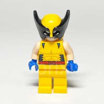 LEGO Super Heroes Minifigur Wolverine SH0805 gebraucht Vorderansicht