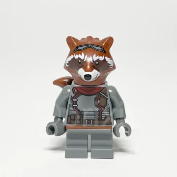 LEGO Super Heroes Rocket Raccoon Minifigure SH0742 Vorderansicht