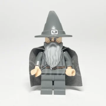 LEGO The Hobbit and The Lord of the Rings Minifigur Gandalf the Grey LOR001 gebraucht Vorderansicht