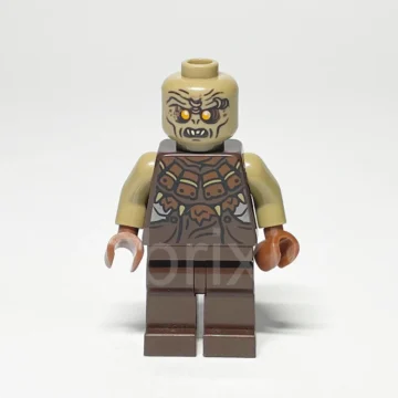LEGO The Hobbit and The Lord of the Rings Minifigur Mordor Orc LOR024 gebraucht Vorderansicht