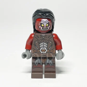 LEGO The Hobbit and The Lord of the Rings Minifigur Uruk hai LOR006 gebraucht Vorderansicht