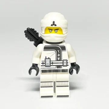 LEGO The LEGO NINJAGO Movie Minifigur Zane NJO0318 gebraucht Vorderansicht