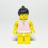 LEGO Town Gray and White Collar Minifigure PAR042 Vorderansicht