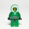 LEGO Town Green Hood Minifigur ARC008 Vorderansicht