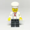 LEGO Town Minifigur Chef CHEF025 gebraucht Vorderansicht