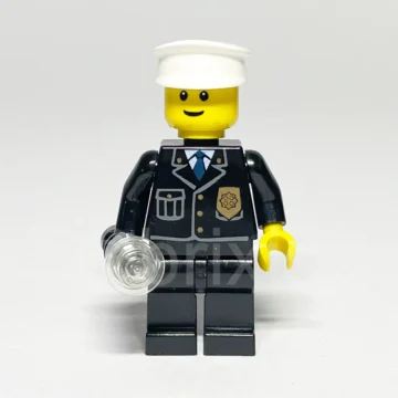 LEGO Town Minifigur Police COP045 gebraucht Vorderansicht