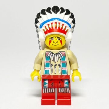 LEGO Western Indian Chief Rattlesnake Minifigure WW017 Vorderansicht