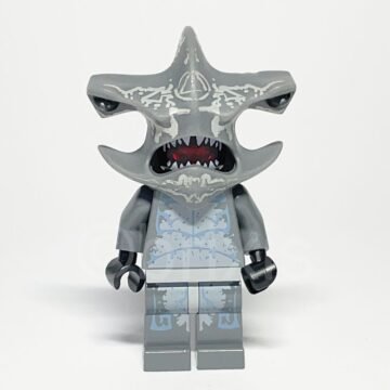 Lego Minifigur ATL017 Atlantis Hammerhead Warrior Vorderansicht