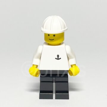 Lego Minifigur Boat003 Boat Worker Vorderansicht