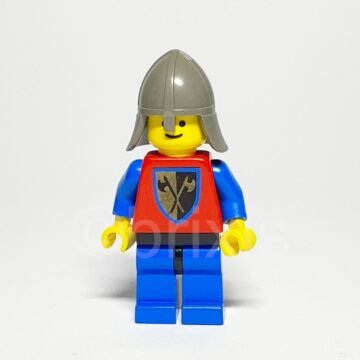 Lego Minifigur CAS108 Crusader Axe Vorderansicht