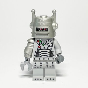 Lego Minifigur COL007 Roboter Vorderansicht