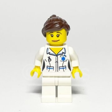 Lego Minifigur COL011 Nurse Vorderansicht