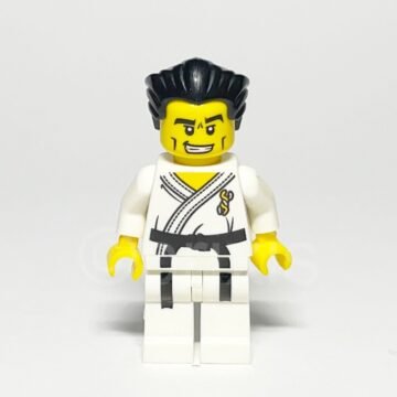 Lego Minifigur COL030 Karate Master Vorderansicht
