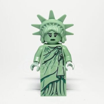 Lego Minifigur COL084a Lady Liberty Vorderansicht