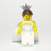 Lego Minifigur COL100 Bride Vorderansicht