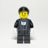 Lego Minifigur COL129 Waiter Vorderansicht