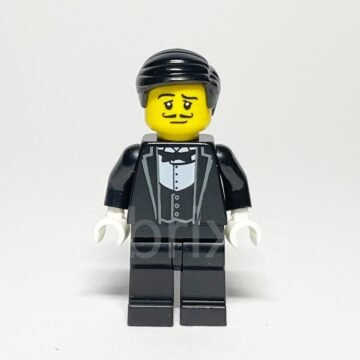 Lego Minifigur COL129 Waiter Vorderansicht